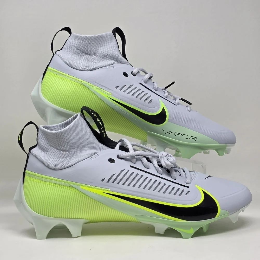Nike Vapor Edge Pro 360 2 Cleats Mens Sz 10.5 Pure Platinum Green DA5456-004 New